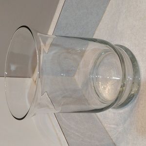 Libby Glass candle/ flower vase.